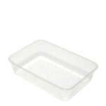 750ml Container Rectangular Clear Takeaway 50pc/pk 500pc/ctn
