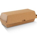 Hot Dog Box Corrugated Plain Brown 200pc/ctn