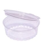 20oz Flat Hinged Lid Show bowl Container 150 pc/ctn