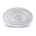 PET Flat Lid X Slot Fits 10oz 12oz Cup 1000pc/ctn
