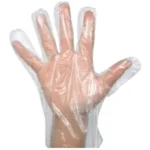 LDPE Clear Embossed Large Gloves 500pc/pk 10000pc/ctn