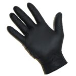 Large Powder-Free Black Nitrile Gloves 1000pc/ctn